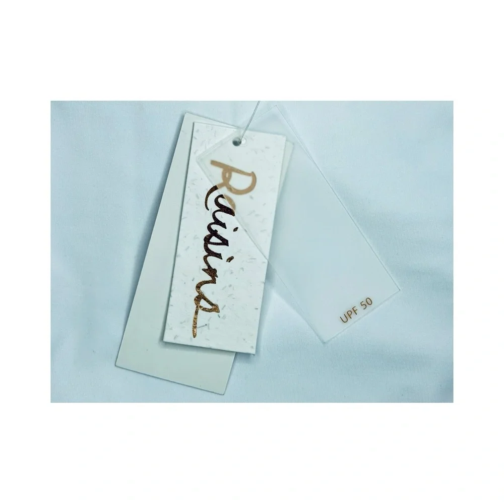 Raisins Rash Guard, Zip-Back, Long Sleeved UVP Vieques Swim Shirt. XS - Picture 12 of 13